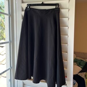 Black Rock Steady Rockabilly 1950’s Style A-Line Circle Skirt, high-waist, Small